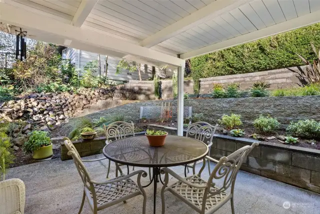 Patio at Rear of Home