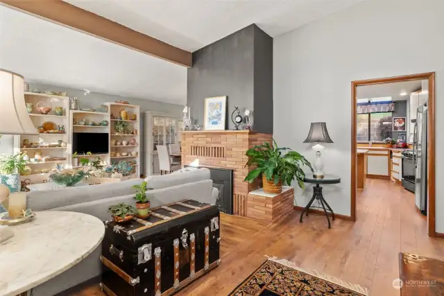 Living Area from Entry, Vaulted Ceilings