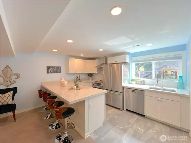 lower floor kitchen