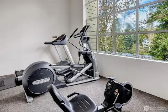 Exercise room on 3rd floor