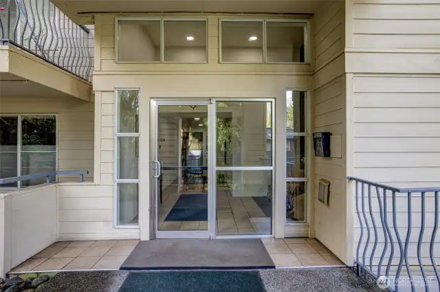 Secure and level entry