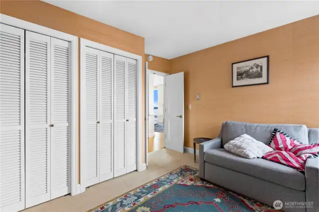 3rd bedroom with ample closet space.