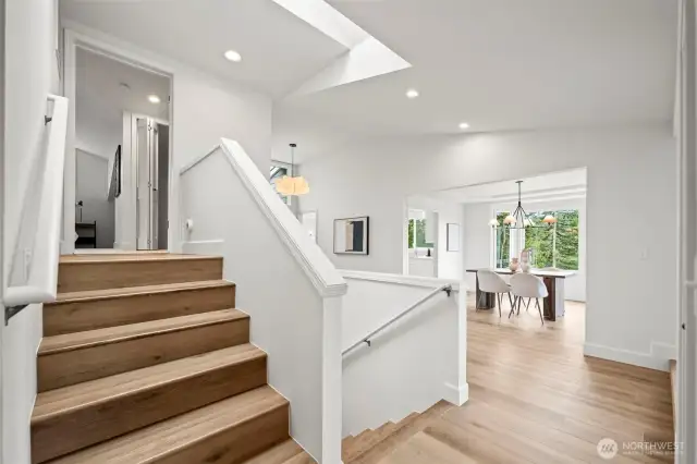 Up the stairs to the 2nd bedroom!