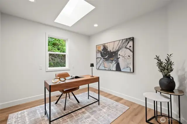 The office with a skylight