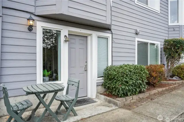 This is the entrance to the 1 bedroom unit.  Very cute and completely remodeled.
