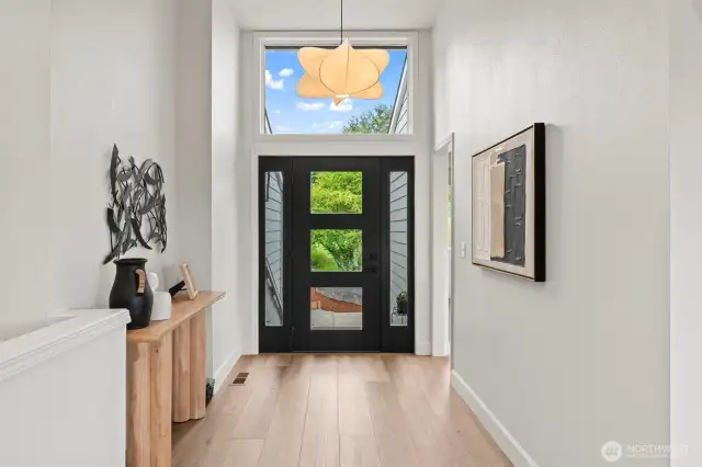 Welcome home - isn't this new front door gorgeous?!