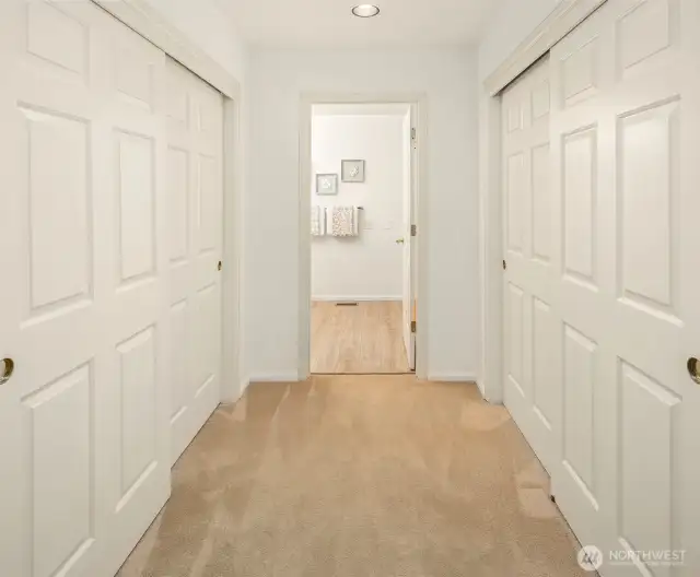 Two double door closets. Lots of storage!