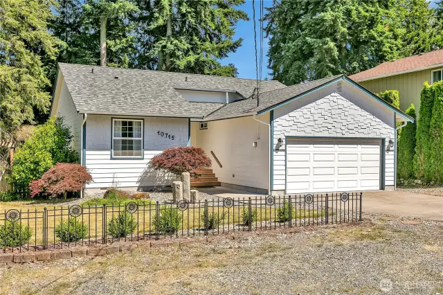 Extra parking in the front of the home.