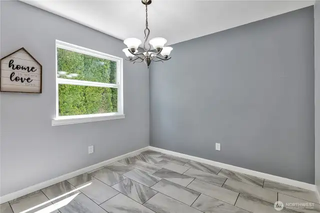 Informal Dining Room off the kitchen.