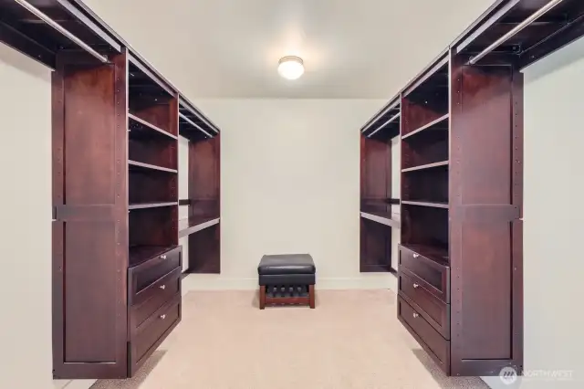 HUGE walk-in closet in main primary suite.