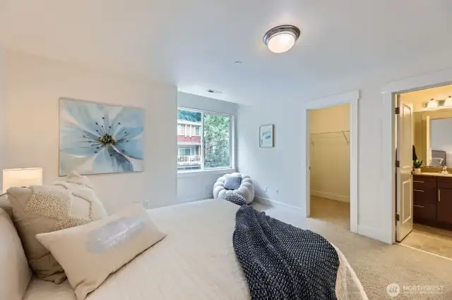 2nd Primary Bedroom on 2nd floor with walk-in closet and full bath