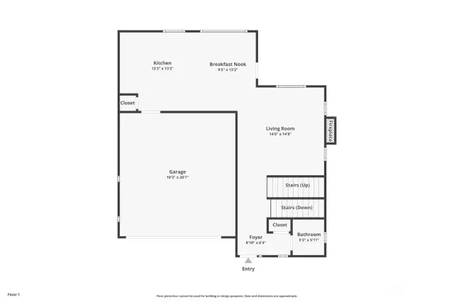 Main level floorplan