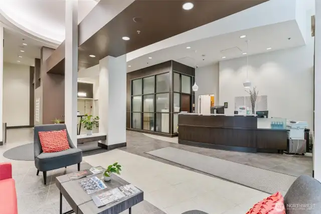 Lobby with 24-hour concierge