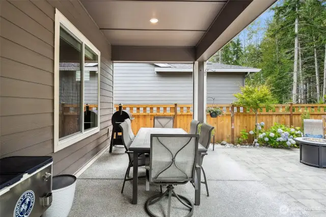Covered patio