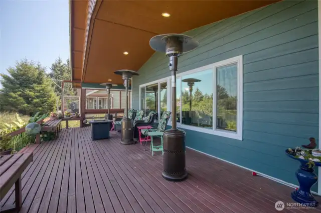 Outdoor Sitting on Back Deck