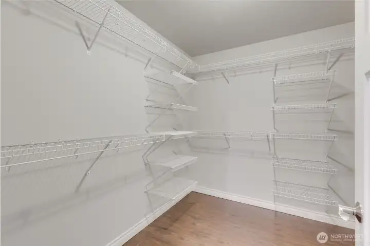 Primary walk-in closet
