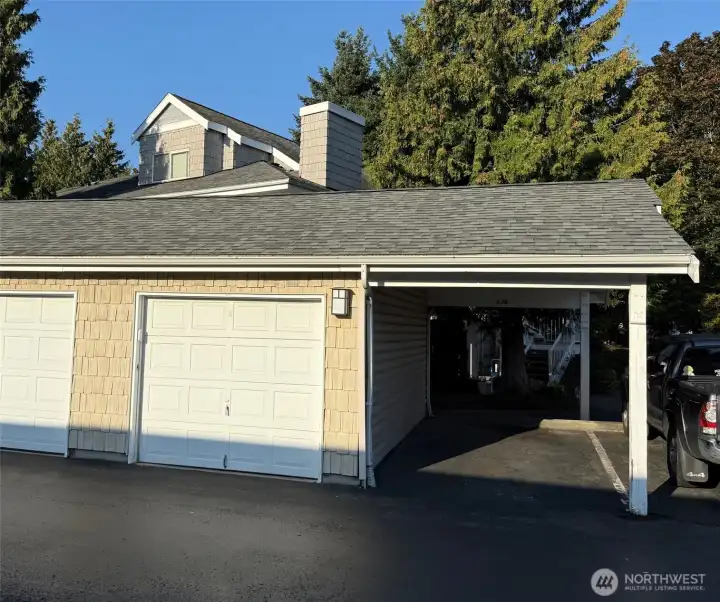 Garage #127 is right out front of home