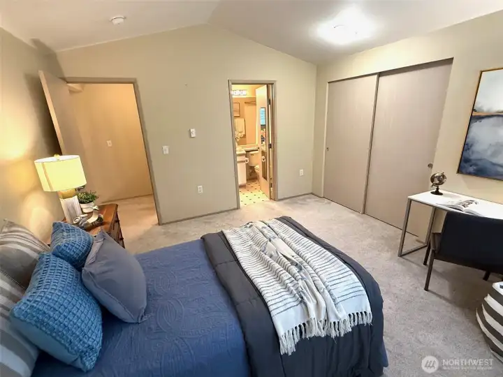 Another view of second bedroom upstairs