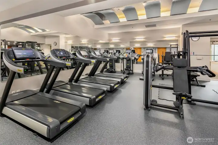 Another view of the work out room