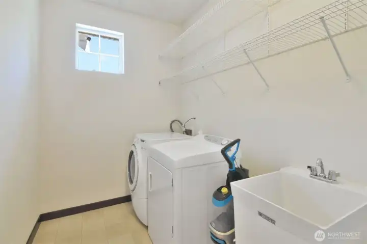Convenient Second Floor Utility Room
