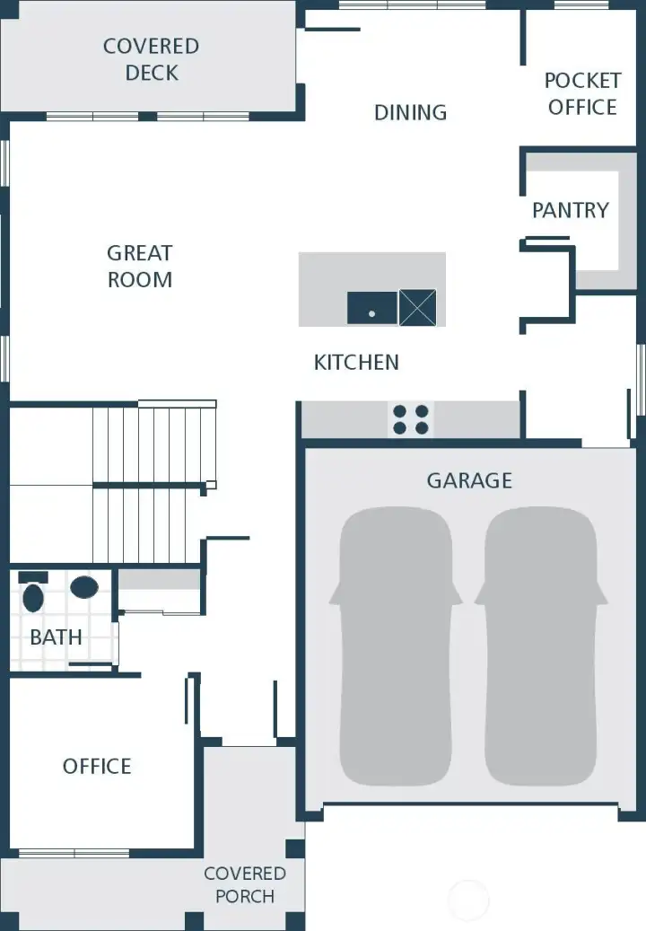 Image is a Rendering   Photographs are for illustrative purposes only. Features, finishes, interior/exterior colors, landscaping and floorplan shown may vary from actual homes built.
