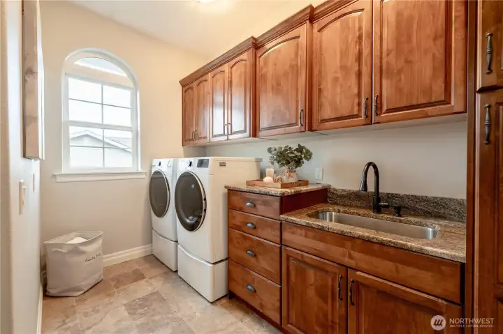 Laundry on second floor.