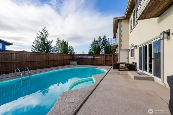 Spa, heat it up separately.