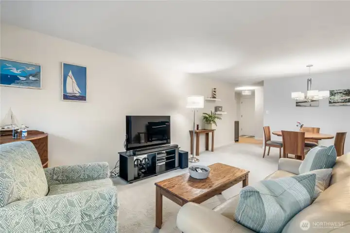 Living room from deck