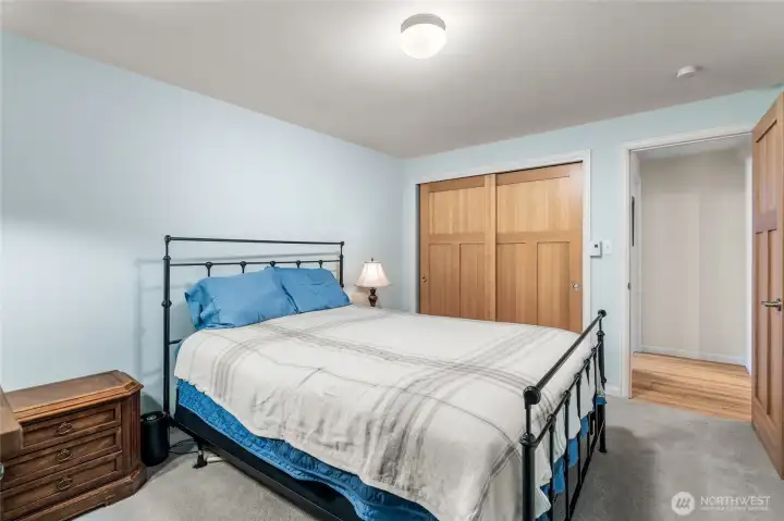 Primary bedroom from window