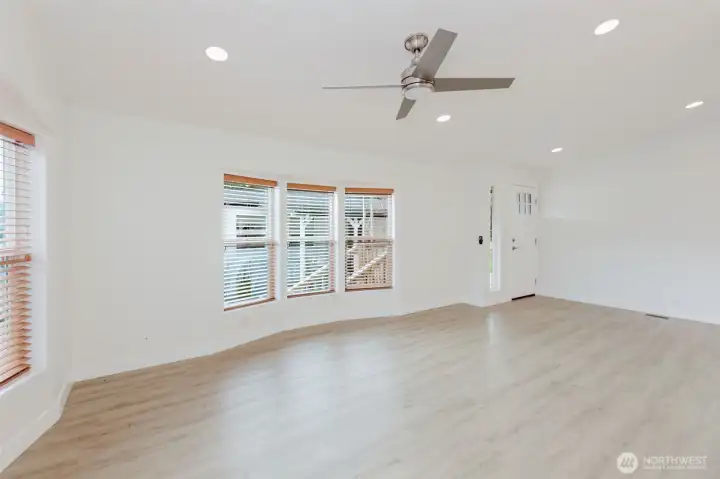 Brand new flooring throughout home.