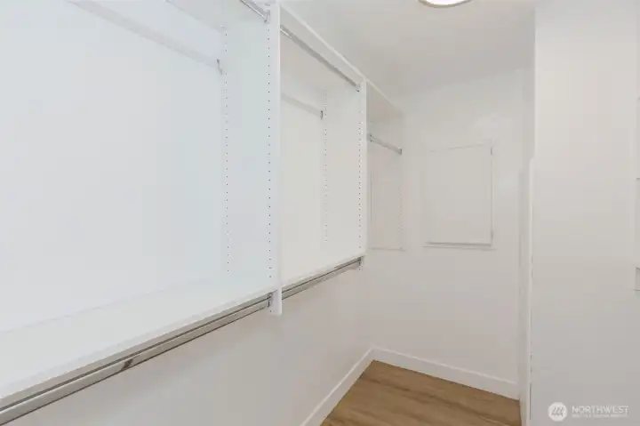 Walk in closet.