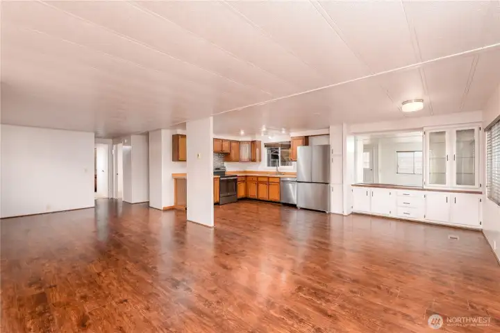 Open living space ideal for everyday living