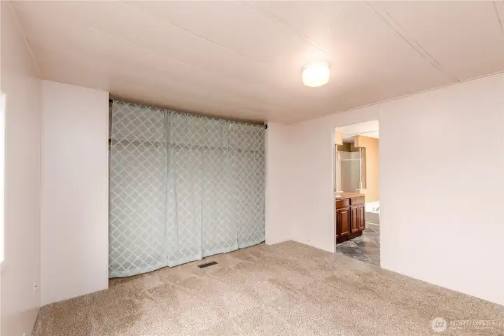 Alternate angle of primary bedroom