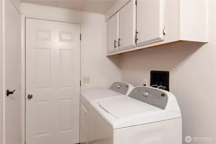 Laundry area conveniently located in home