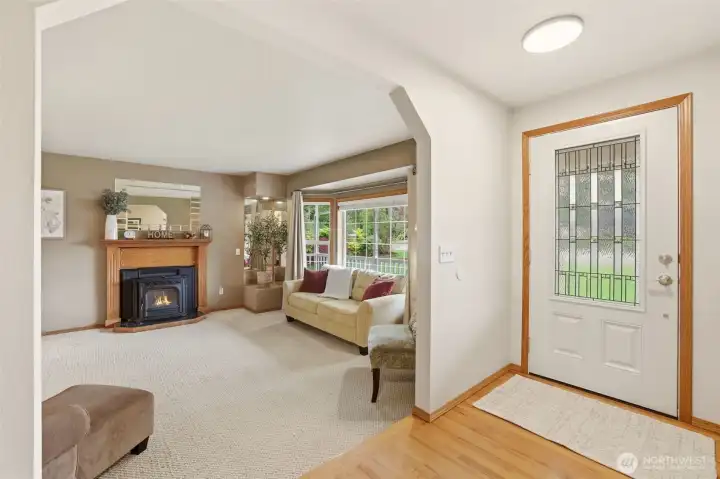 Living Room off of entry