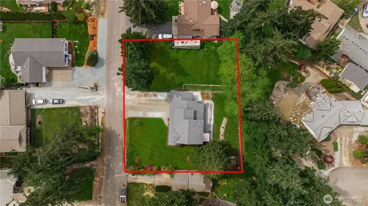 Approx lot lines of double lot