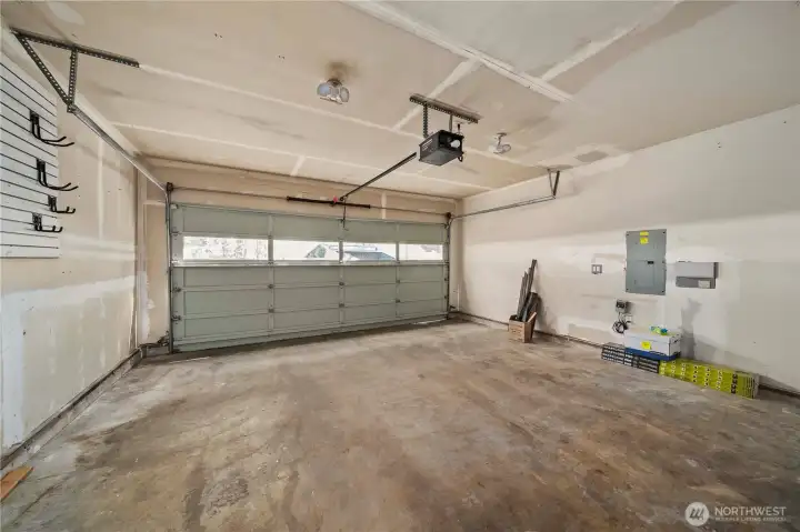 Fully insulated garage, wired for generator