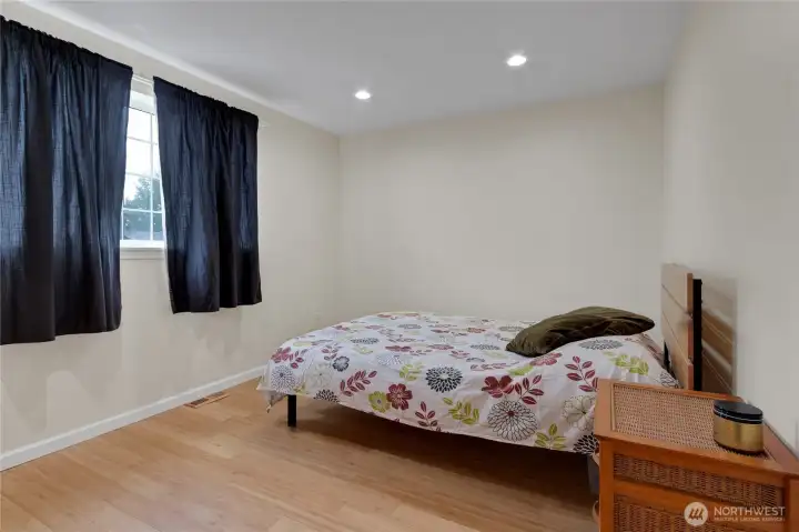 Bedroom 1 faces the front of the home and has plenty of space!