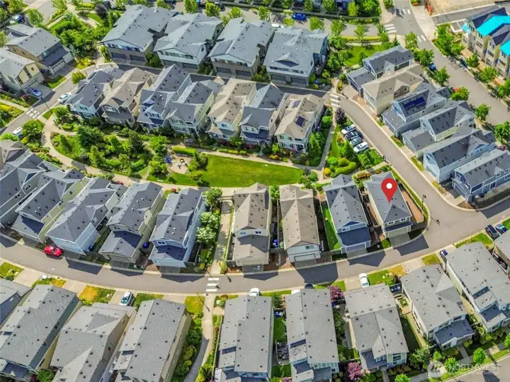 Courtyard living creates a true sense of community.