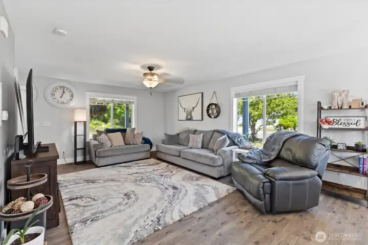 All new flooring, window trim and interior paint.