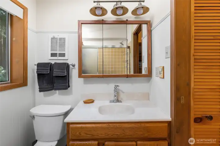 Bathroom with a shower
