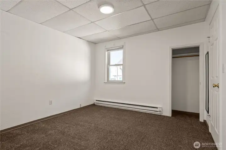 Flexible living space in the separate unit with natural light.