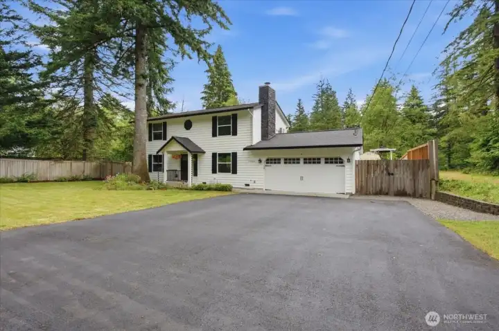 Oversized driveway