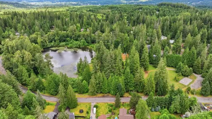 Aerial view of the park
