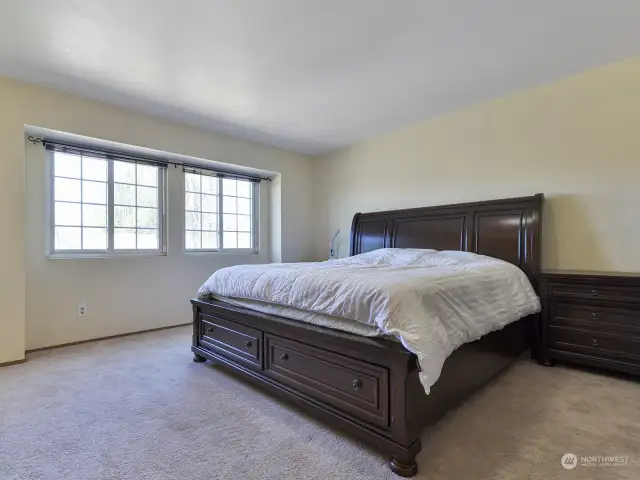 Primary Bedroom with lots of room for your King Size Bed.
