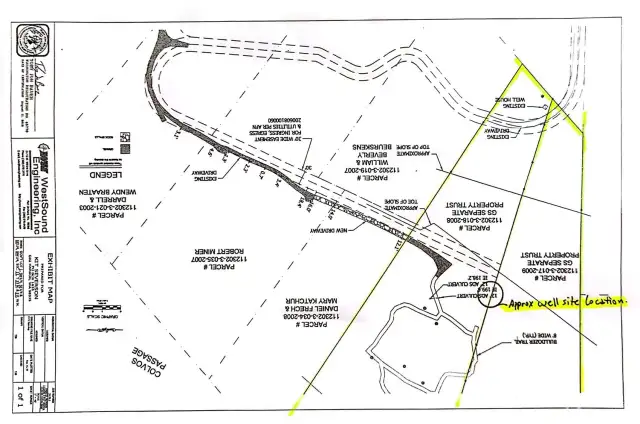 Approximate well site location.