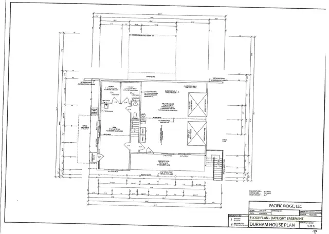 Daylight basement floor plan.