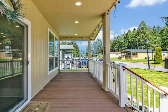 Plenty of room for your yard furniture and a grill.