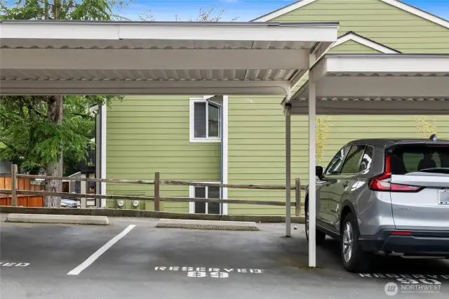 Parking space: #89, plus plenty visitor parking space.