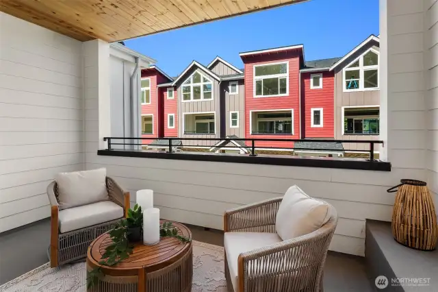 Second outdoor patio creates seamless indoor-outdoor flow.